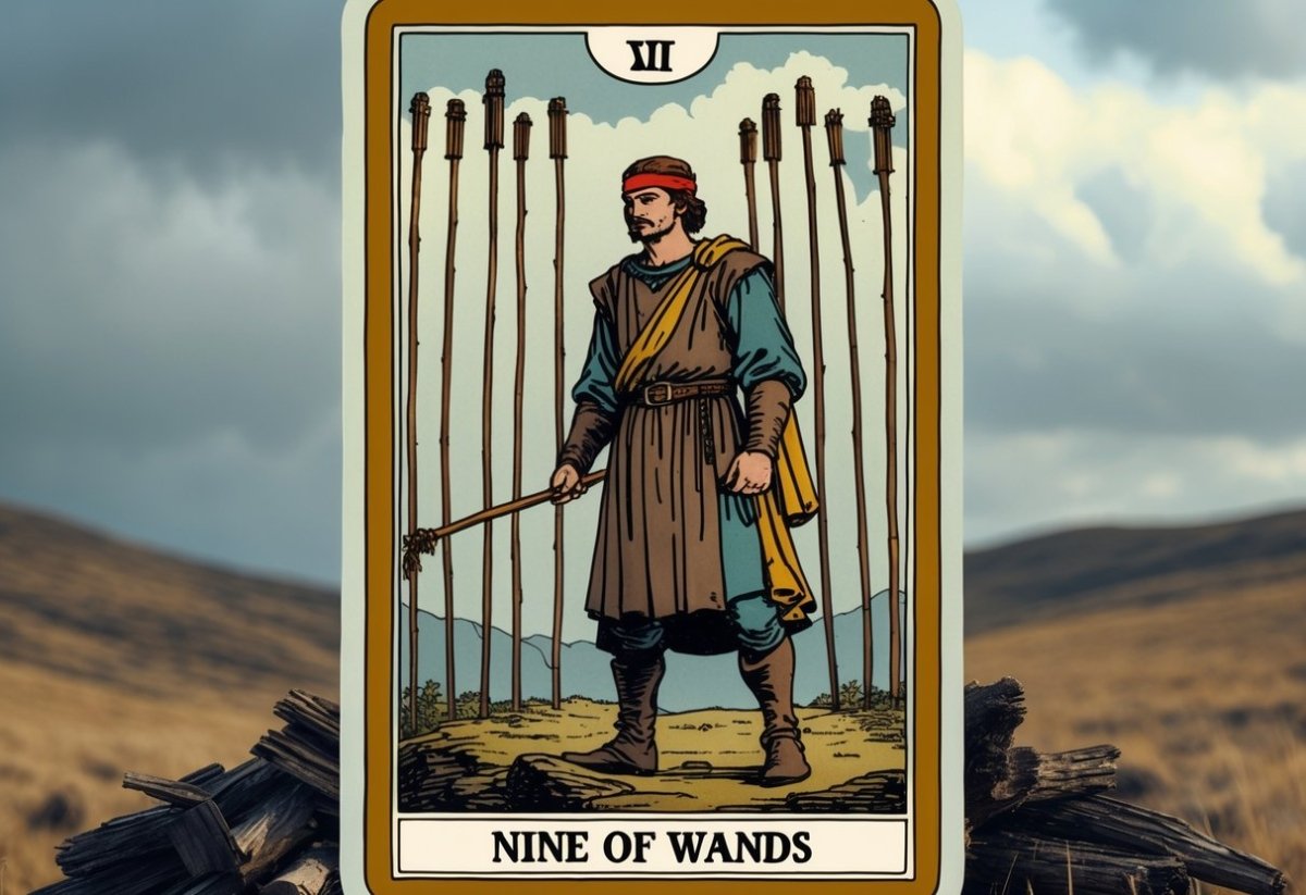 Building Fortitude: Nine of Wands Advice - My Shop of Wonders