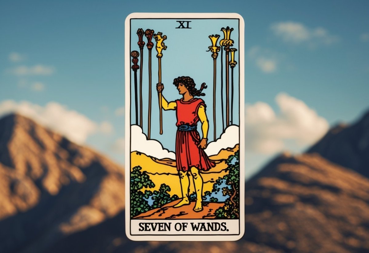 Inner Strength: Seven of Wands Advice - My Shop of Wonders