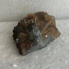 Blue and Yellow Barite Crystal from Morocco