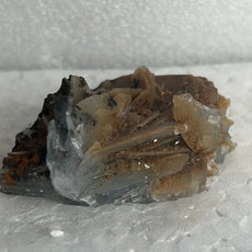 Blue and Yellow Barite Crystal from Morocco