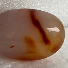 Carnelian Agate Palm Stone from Madagascar