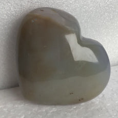 Blue Grey Agate Heart from Madagascar