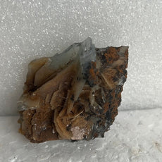 Blue and Yellow Barite Crystal from Morocco