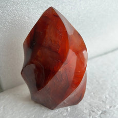 Carnelian Agate Freeform Standup Stone from Madagascar