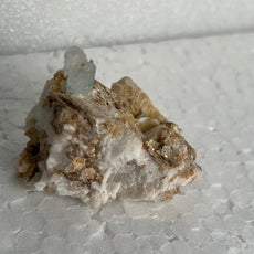 Aquamarine with Muscovite on Orthoclase from Pakistan, Shigar Valley