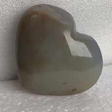 Blue Grey Agate Heart from Madagascar