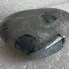 Moss Agate Heart Stone from India