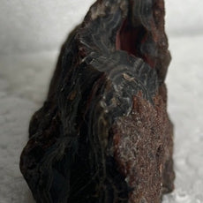 Black and Red Agate Stone Half Nodule from Turkey