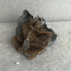 Blue and Yellow Barite Crystal from Morocco