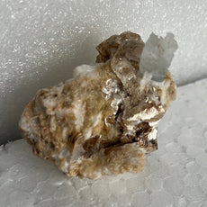 Aquamarine with Muscovite on Orthoclase from Pakistan, Shigar Valley