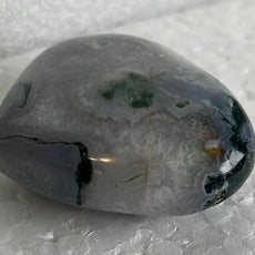 Moss Agate Heart Stone from India