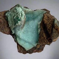 Druzy Chrysokoll aus dem Kongo