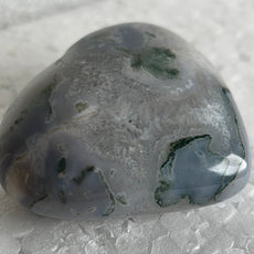 Moss Agate Heart Stone from India