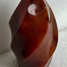 Carnelian Agate Freeform Standup Stone from Madagascar