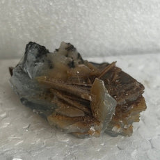 Blue and Yellow Barite Crystal from Morocco