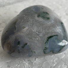 Moss Agate Heart Stone from India