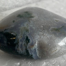 Moss Agate Heart Stone from India