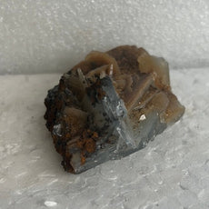 Blue and Yellow Barite Crystal from Morocco