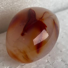 Carnelian Agate Palm Stone from Madagascar