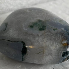 Moss Agate Heart Stone from India