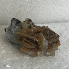 Blue and Yellow Barite Crystal from Morocco