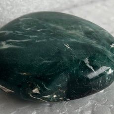 Moss Agate Heart Stone from India