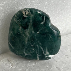 Moss Agate Heart Stone from India