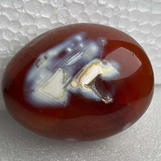 Unique Carnelian Agate Palm Stone from Madagascar