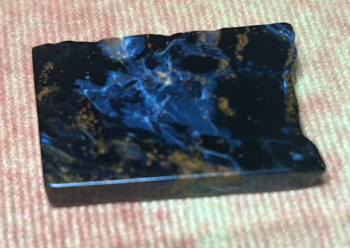 Blue and Golden Pietersite from Namibia - My Shop of Wonders