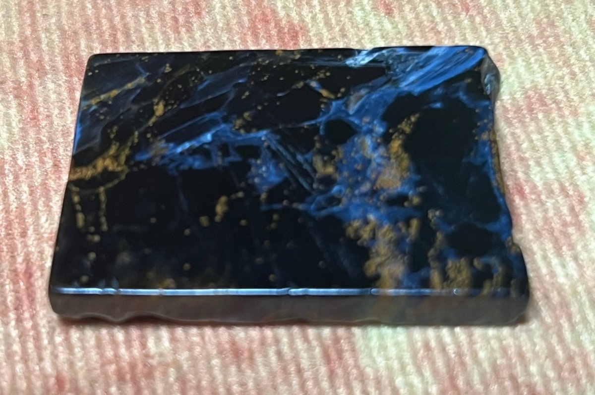 Blue and Golden Pietersite from Namibia - My Shop of Wonders