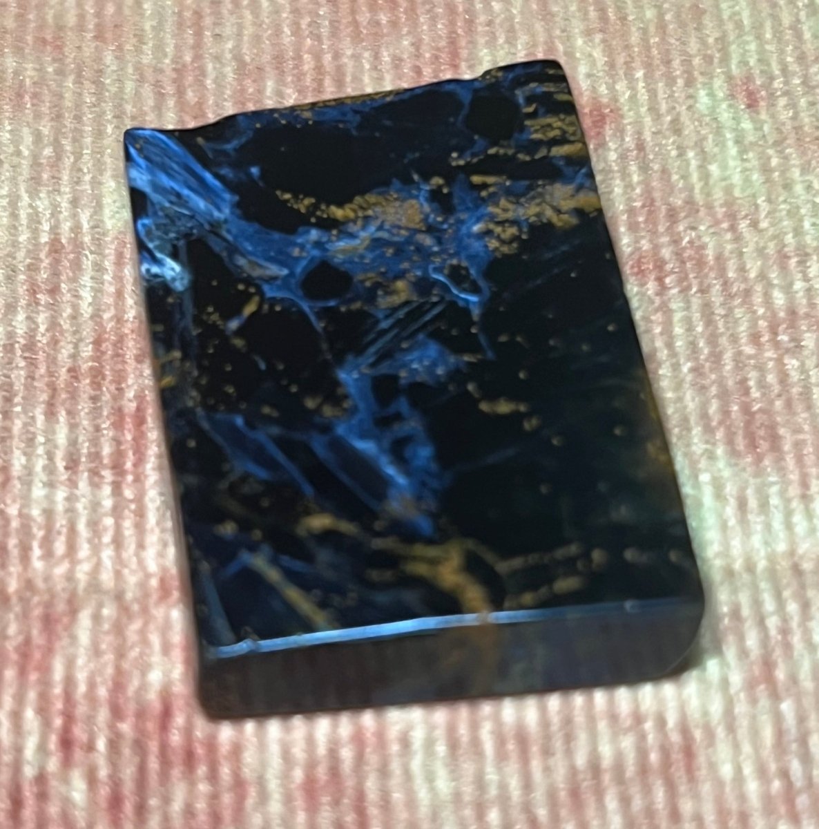 Blue and Golden Pietersite from Namibia - My Shop of Wonders