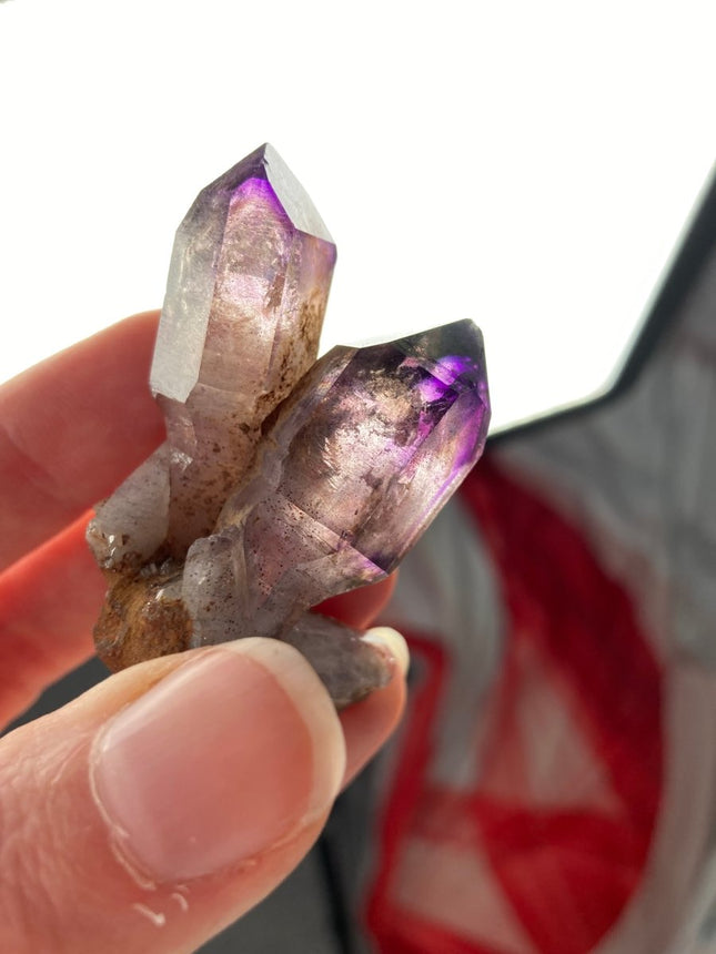 Buy Natural Amethyst Stones: Twin Beauties from Zambia - My Shop of Wonders