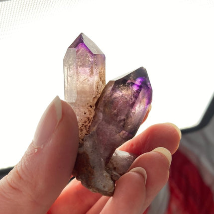 Buy Natural Amethyst Stones: Twin Beauties from Zambia - My Shop of Wonders