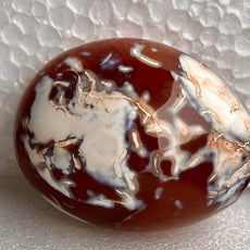 Unique Carnelian Agate Palm Stone from Madagascar