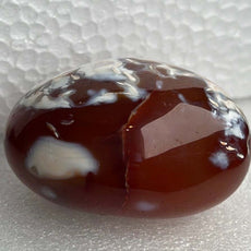 Unique Carnelian Agate Palm Stone from Madagascar