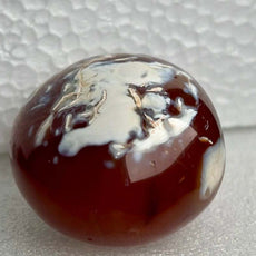 Unique Carnelian Agate Palm Stone from Madagascar