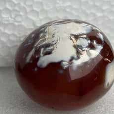 Unique Carnelian Agate Palm Stone from Madagascar