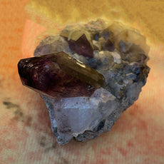 Amethyst auf Matrix aus Brandberg, Namibia