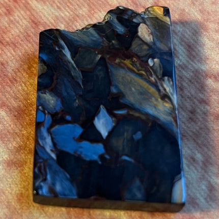 Chatoyant Blue and Golden Pietersite Crystal - My Shop of Wonders