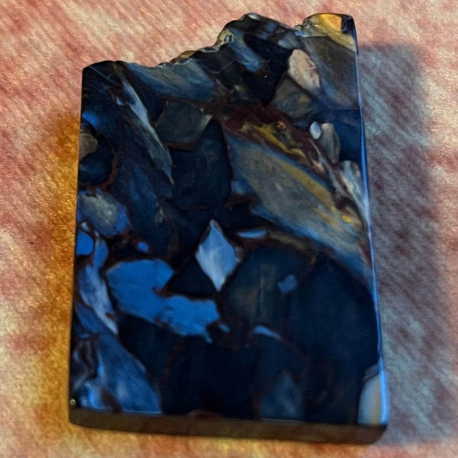 Chatoyant Blue and Golden Pietersite Crystal - My Shop of Wonders