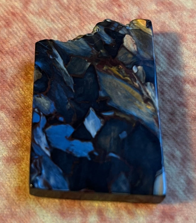 Chatoyant Blue and Golden Pietersite Crystal - My Shop of Wonders