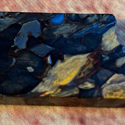 Chatoyant Blue and Golden Pietersite Crystal - My Shop of Wonders