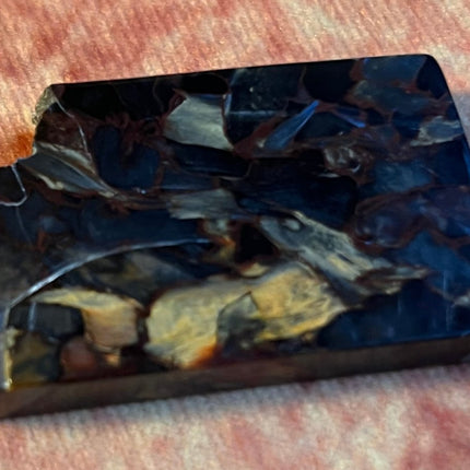 Chatoyant Blue and Golden Pietersite Crystal - My Shop of Wonders