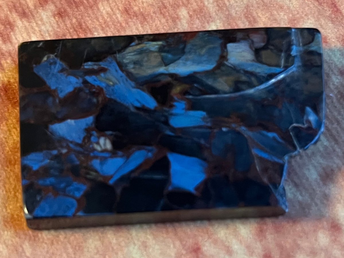 Chatoyant Blue and Golden Pietersite Crystal - My Shop of Wonders