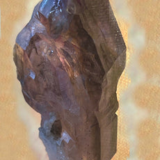 Amethyst-Zepter mit Elestial-Formation aus Brandberg, Namibia