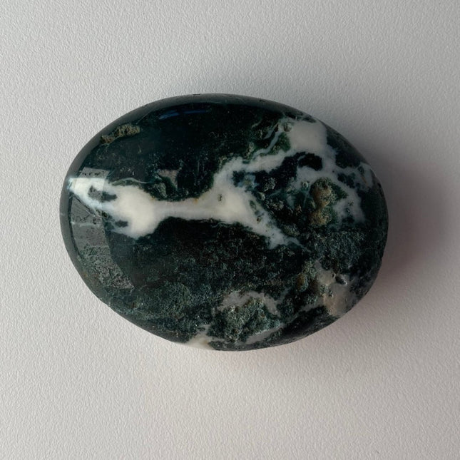 Dark Green Moss Agate Crystal - My Shop of Wonders