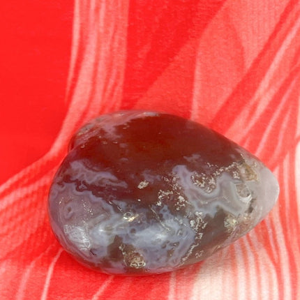 Dark Green Moss Agate Heart from India - My Shop of Wonders