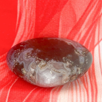 Dark Green Moss Agate Heart from India - My Shop of Wonders