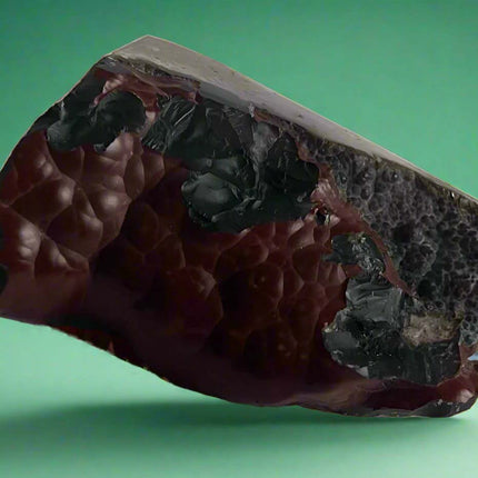 Embrace Your Boundaries with this Red and Black Crystal - My Shop of Wonders