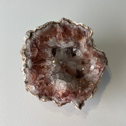 Enchanting Beauty: Pink and White Natural Amethyst - My Shop of Wonders